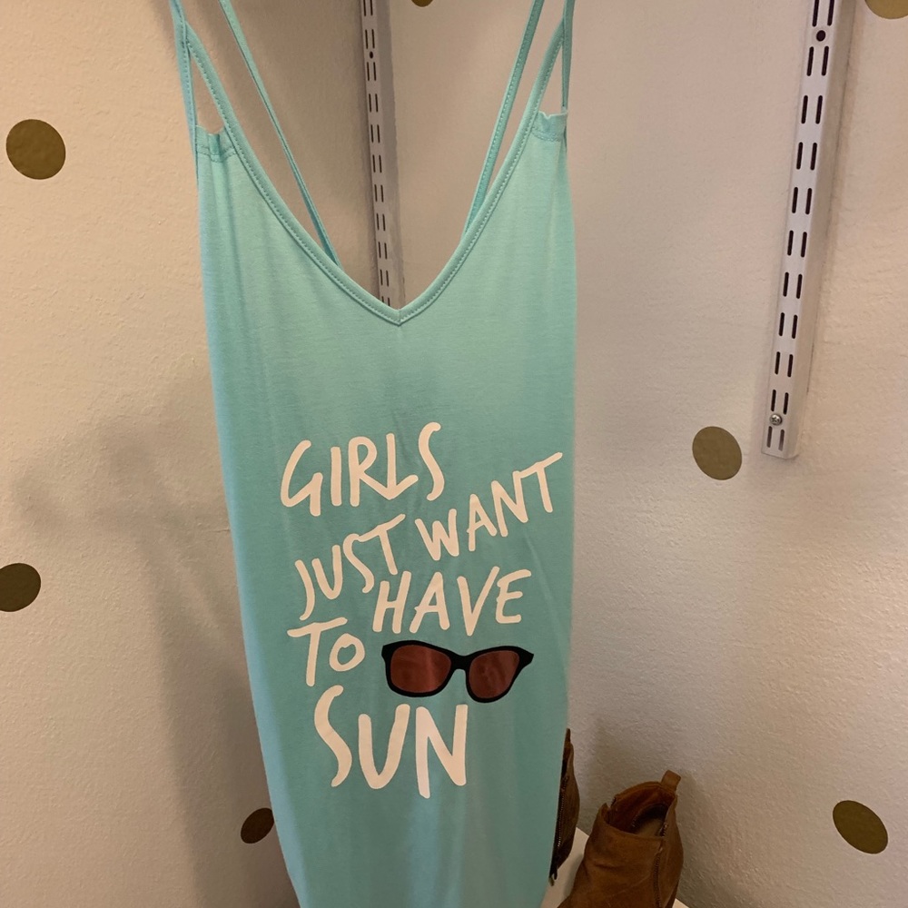A swimsuit cover up